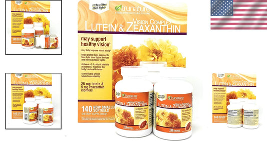 Lutein & Zeaxanthin MegaSize - 140 Softgels for Powerful Eye Health Protection