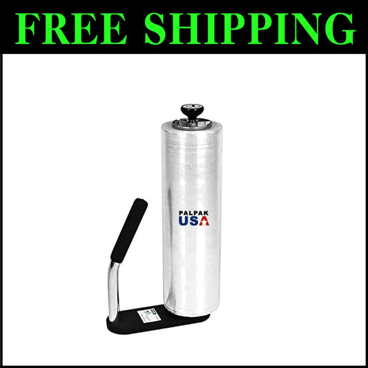 Versatile Stretch Film Dispenser - Pallet Wrap Handle with Adjustable Tension