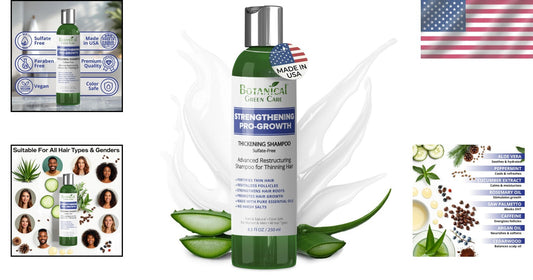 Strengthening DHT Blocker Shampoo for Thinning Hair - Mint & Rosemary Scent