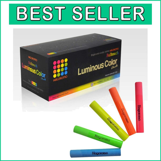 Vivid 72 Pcs Luminous Chalk - Dustless, Non-Toxic & Perfect for All Ages