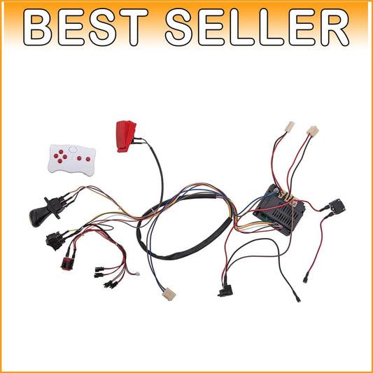 Complete 12V Kids Electric Car DIY Modification Kit with 2.4G Remote Control