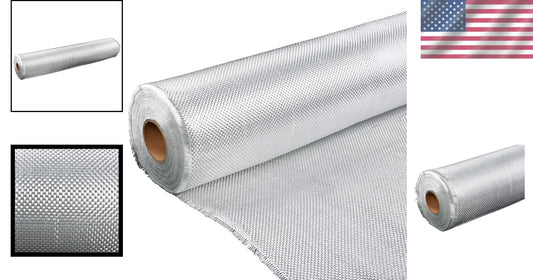 Durable 39" x 5 Yards Fireproof Fiberglass Mesh for High-Temperature Insulation