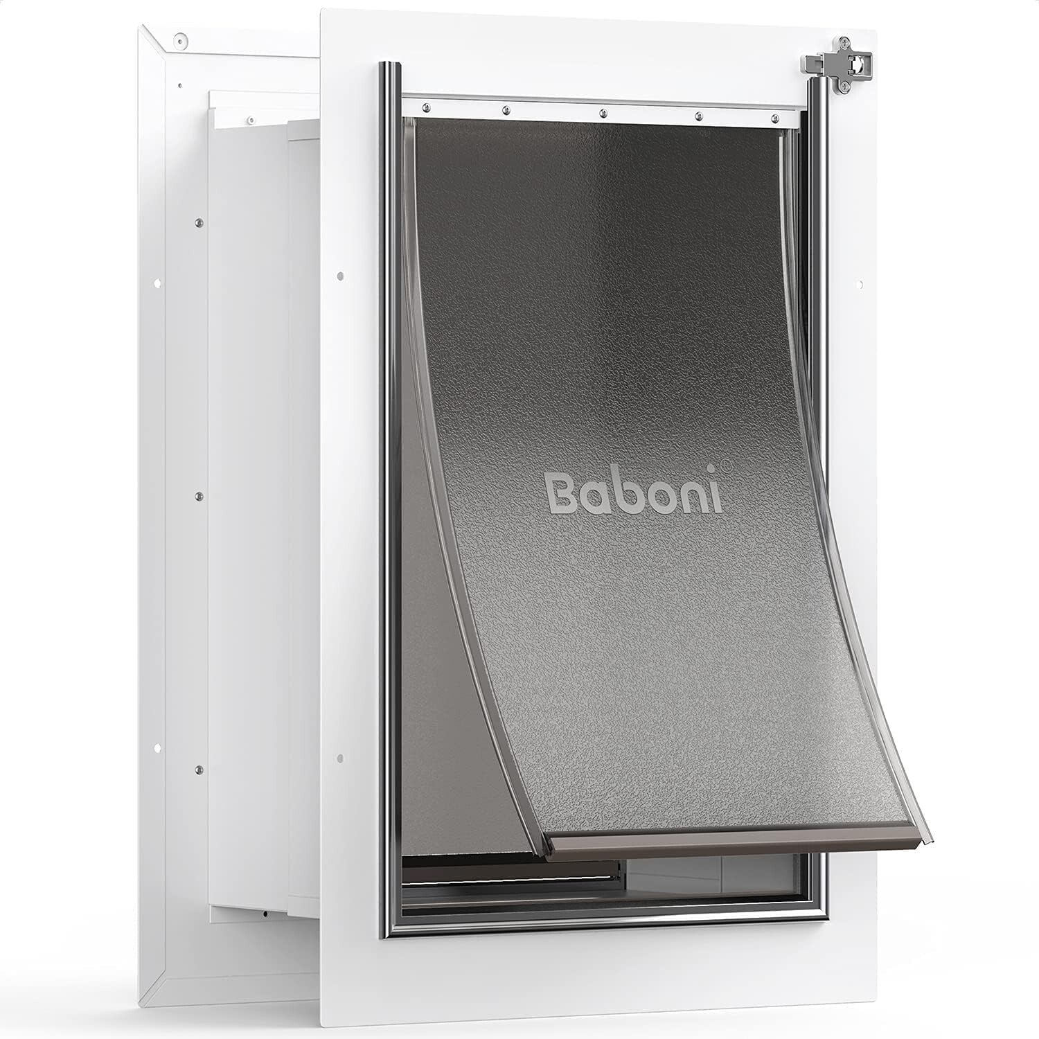 Energy-Efficient Large Pet Door with Telescoping Tunnel for Easy Access