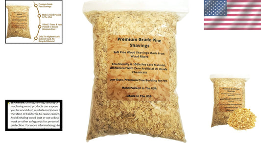 16 Quart Pine Bedding for Small Animals | Absorbent, Eco-Friendly, Made in USA