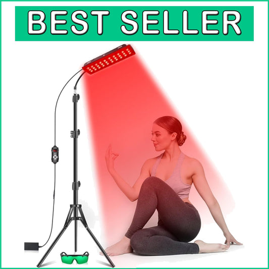 Effortless Red & Near Infrared Light Therapy Lamp - Relax & Revitalize at Home