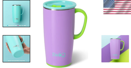 22oz Insulated Mug for Hot & Cold Drinks: Perfect Travel Companion for Adults