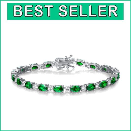 Hypoallergenic Birthstone Tennis Bracelet for Women - Stylish Gift in 12 Colors