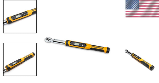 Compact 3/8 Drive Electronic Torque Wrench - Smart Alerts & Lightweight Design