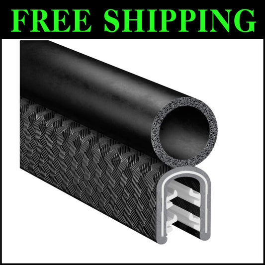 Easy Install 25ft Weatherproof Trim Seal – Flexible Bulb for Boats, RVs & Tools
