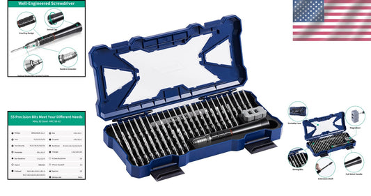 Ultimate 55-in-1 Precision Screwdriver Set for Small Electronics Repair