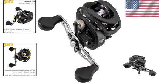 Lightweight 1 lb Baitcast Reel with Magnetic Control - Perfect for All Anglers