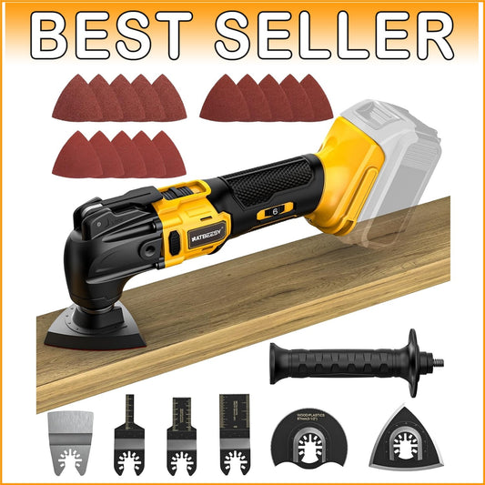 Brushless 20V Oscillating Multi Tool with LED Light & 23PCS Accessories Included