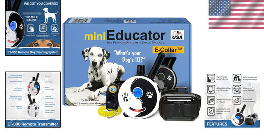 ET-300 Zen Waterproof E-Collar for All Breeds - Fast Charging & Durable Design
