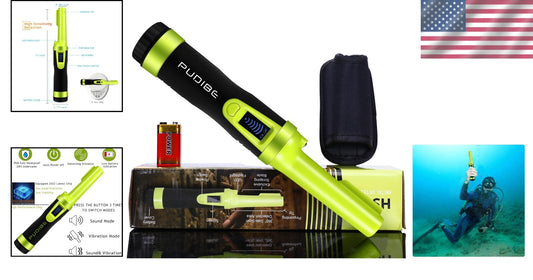 HS10: Versatile Waterproof Pinpointer with LCD - Ideal for Underwater Adventures