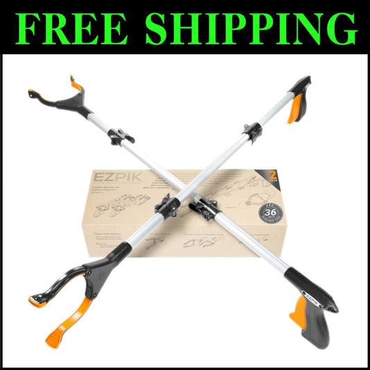 36" Rotating Grabber Tool for Disabled – Effortless Litter Picker & Mobility Aid