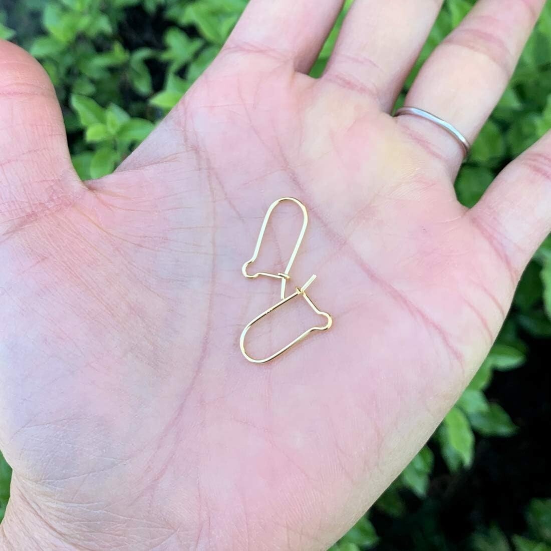 30pcs Gold Plated Sterling Silver Kidney Earring Hooks for Elegant DIY Jewelry