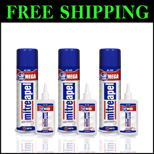 Professional Instant CA Glue and Activator - 5-12 Seconds Bonding Solution