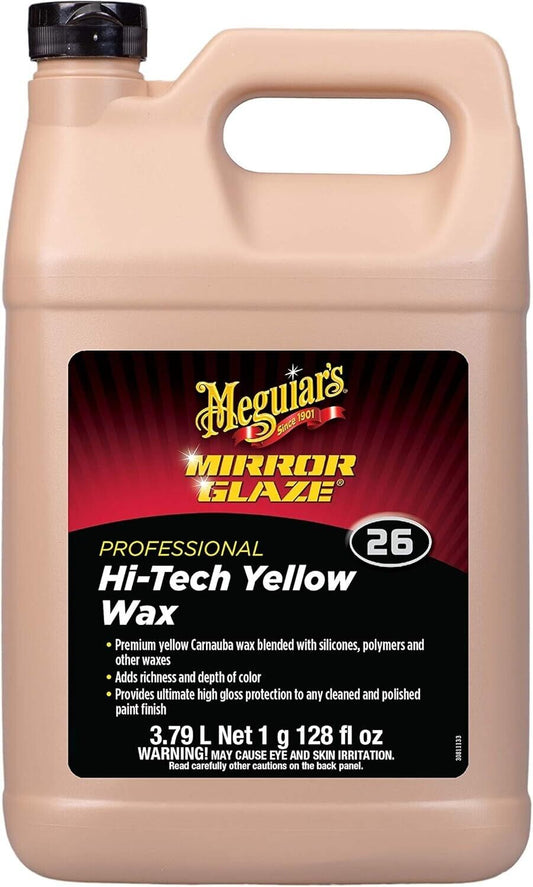 1 Gallon Meguiar's Hi-Tech Carnauba Wax - Ultimate Shine & Protection for Cars