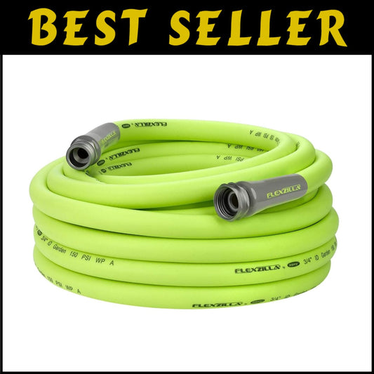 Premium 50 ft. Garden Hose - Drinking Water Safe with Zero Memory - ZillaGreen
