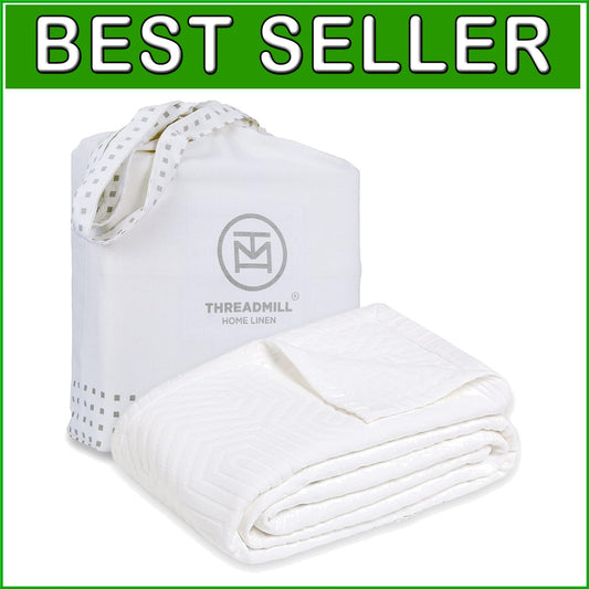 Durable King Size Jacquard Blanket - Soft Cotton Coverlet, Breathable Comfort