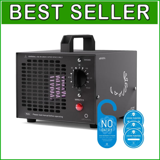 Effortless Ozone Generator for Large Spaces – Ideal for Removing Musty Smells