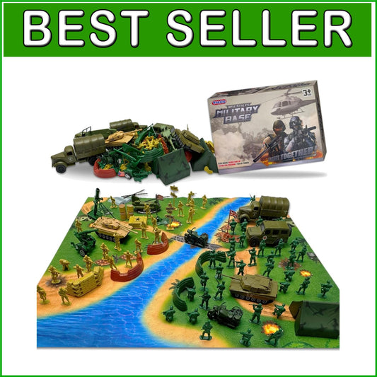 Battle Ready Army Men Set with Realistic Figures & Vehicles - Perfect Gift!