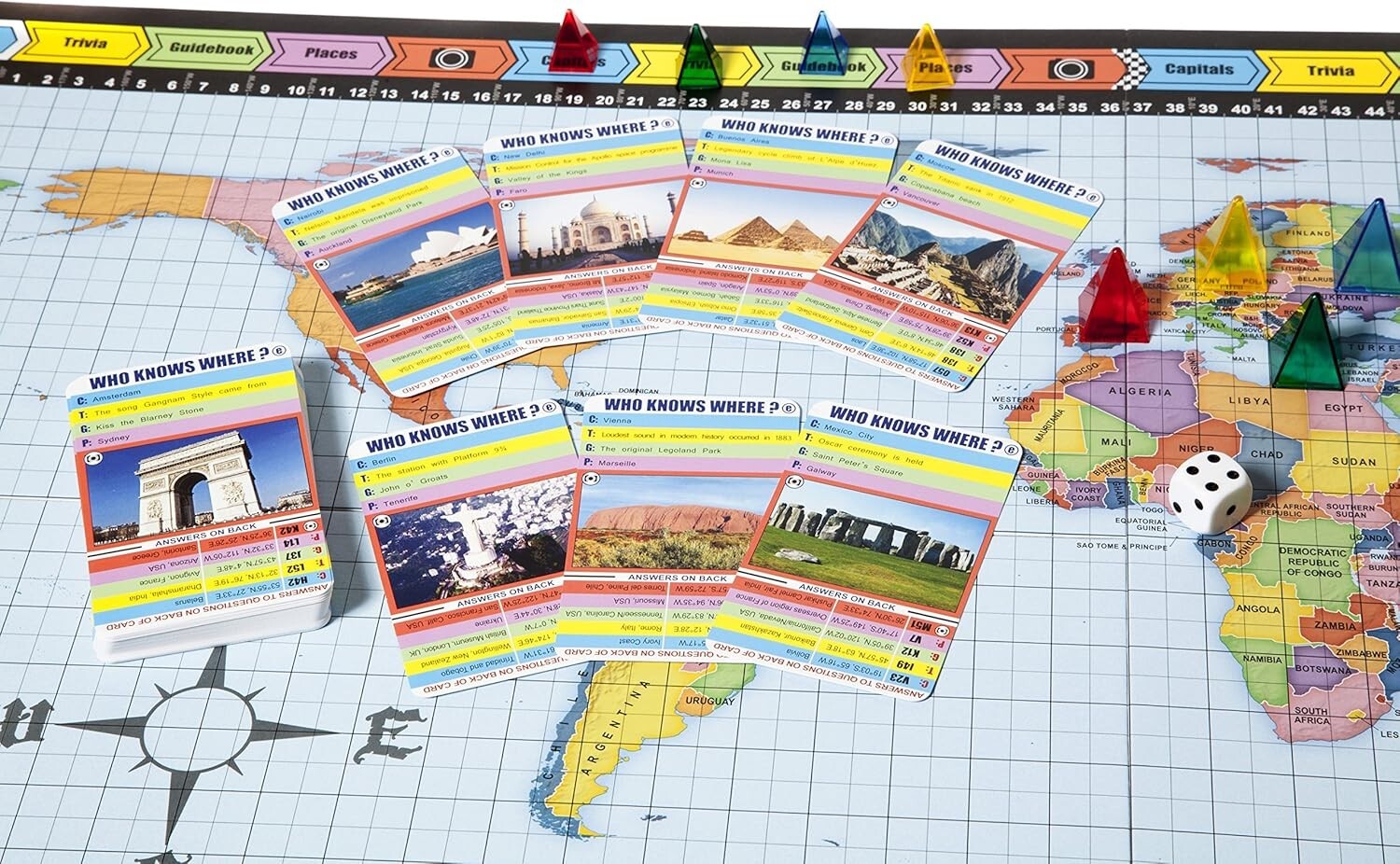 Who Knows Where? - A Fun & Competitive Geography Learning Game for Families