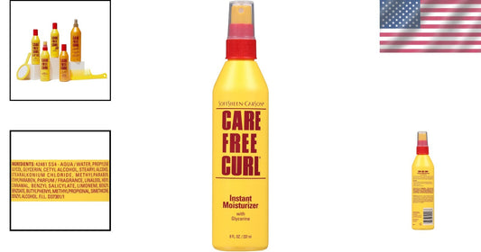 Care Free Curl Instant Moisturizer - Hydrating Spray with Glycerin & Protein
