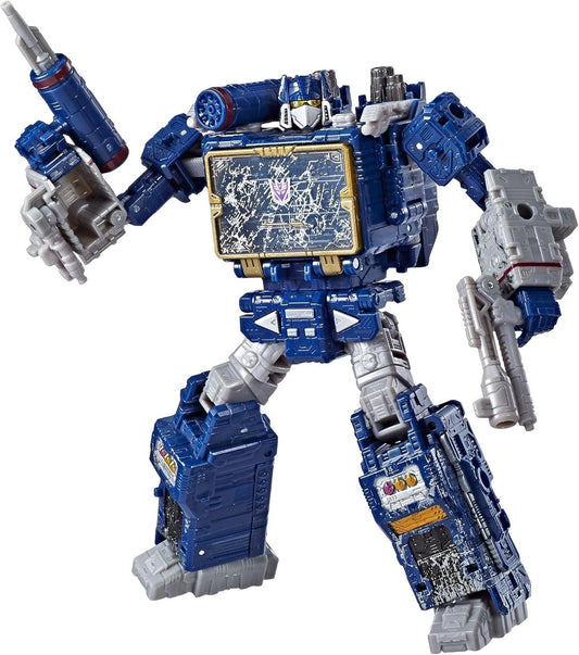 Soundwave Transformer Action Figure - 25-Step Conversion & Combat Accessories