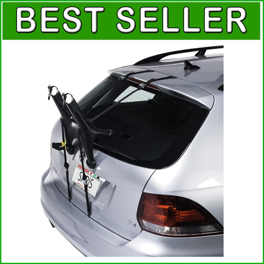 Eco-Friendly 1-Bike Trunk Rack - Easy Install, Zero Adjustments Needed