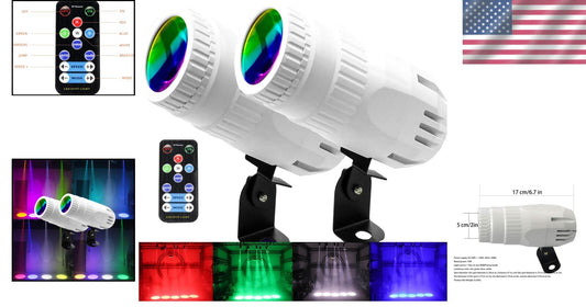 Compact 10000 Lumen RGBW LED Beam Spotlight - Perfect for Parties and Bars