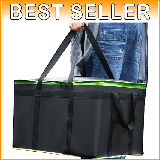 Eco-Friendly 2 Pack Insulated Grocery Shopping Bags - Collapsible & Durable