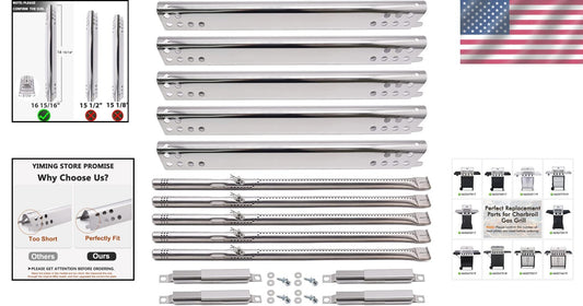 Durable Char-Broil Performance Grill Burners & Heat Plates - Upgrade Your Grill