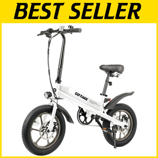 Eco-Friendly 16x3.0 Electric Bike with 25-Mile Range, Perfect for Teens & Adults