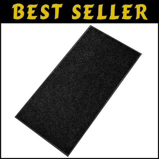 Versatile Waterproof Entrance Mat 48"x120" - Non-Slip Rubber Base, Easy to Clean