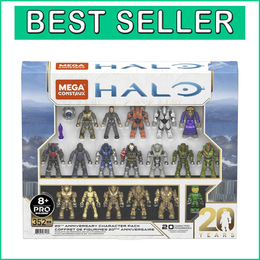 Exclusive 20th Anniversary Halo Character Pack with 20 Figures & Accessories