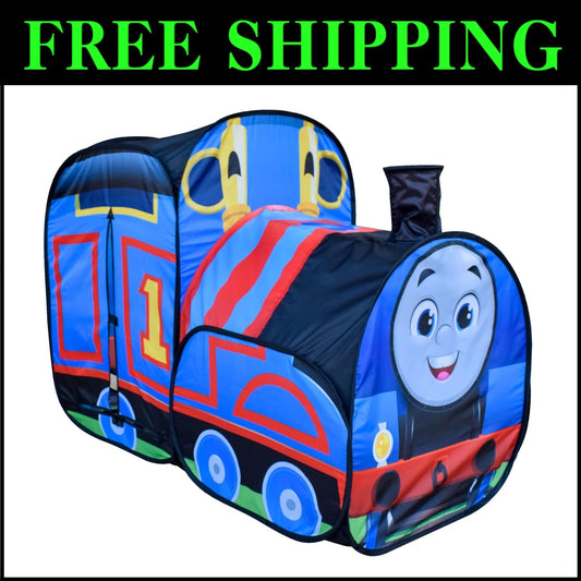 Durable Thomas & Friends Pop-Up Tent - Safe & Spacious Play for Young Conductors