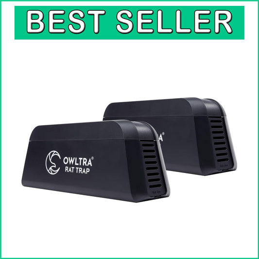 Compact Electric Rat Trap Set - 2 Pet-Friendly Zappers for Fast Rodent Control