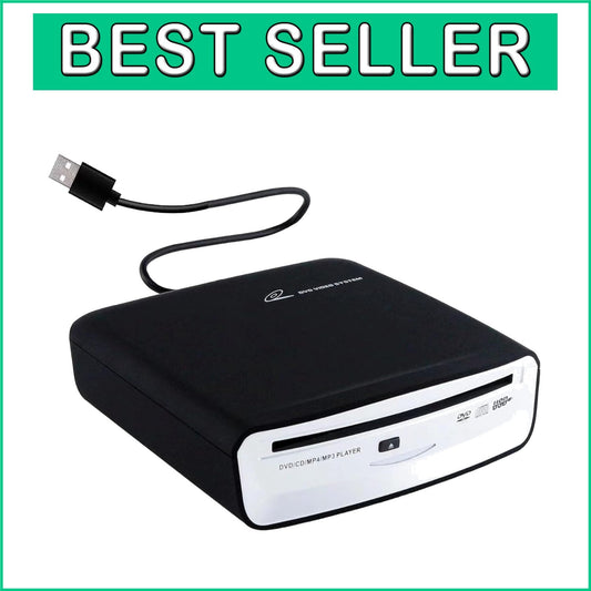 Versatile USB CD Player for Cars, Laptops, and TVs - Multiple Format Support