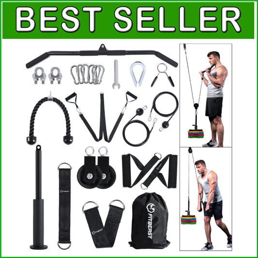 330 lbs Home Gym Pulley System - Versatile Cable Weight for Strength Training