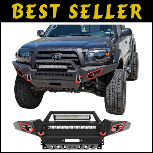 Cost-Effective Carbon Steel Bumper for Tacoma 05-15 - Elevate Your Off-Road Game