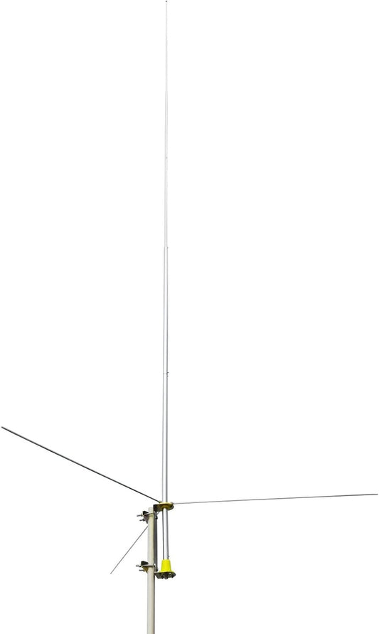 Aluminum Alloy 20ft CB Base Antenna - Pre-Tuned, 100W for Enhanced Signal