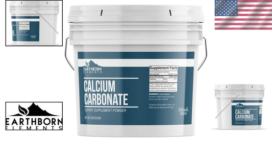 1 Gallon Calcium Carbonate Powder - Pure, Antacid & Versatile Unflavored Option