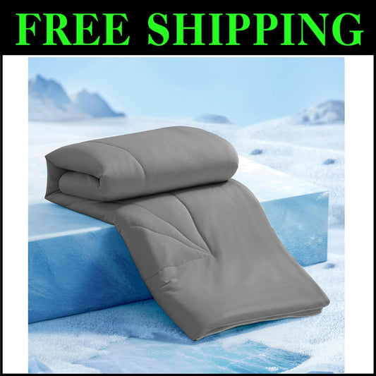 Ultra-Soft Twin Cooling Comforter - Lightweight and Breathable for Summer