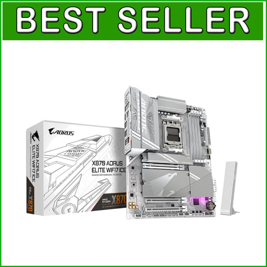 Elite X870 AM5 Motherboard - 16+2+2 Power Design, WIFI7 & Advanced Features