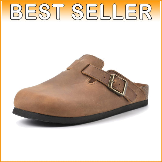 Cozy Women's Bari Clogs - Soft Suede and Buckle Detail for Everyday Comfort