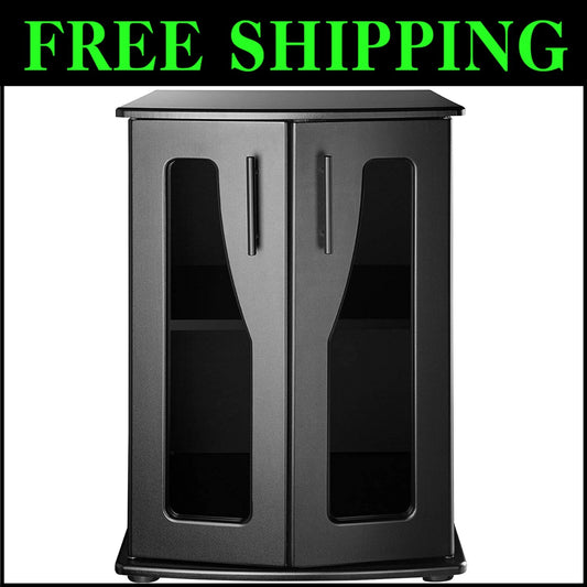 Durable 32 Gallon BioCube Aquarium Stand with Storage Shelf & Cord Management