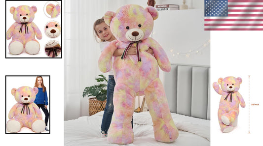 Big 52-Inch Teddy Bear with Safety Features - The Perfect Gift for Loved Ones