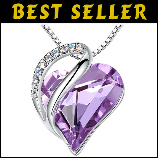 Delicate Infinity Love Pendant Necklace with Birthstone - Mother's Day Jewelry