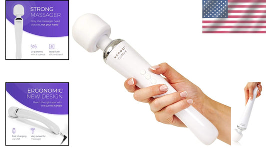 Portable 8-Speed Curve Device - Silicone Massager for Muscle Relief & Tension